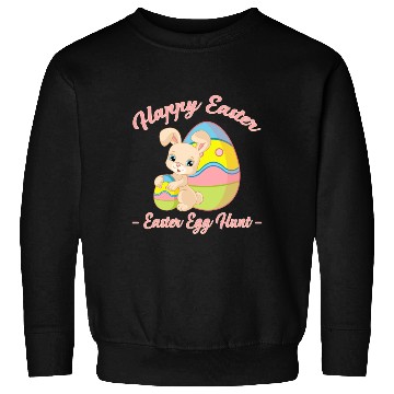 Discover Happy Easter Egg Hunt Bunny Gift Sweatshirts