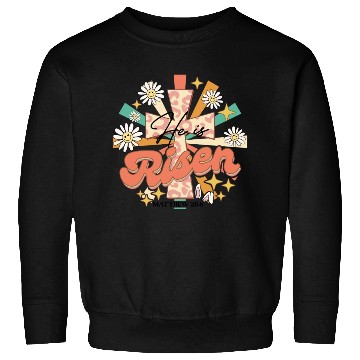 Discover He is risen Mathew 28:06 Sweatshirts