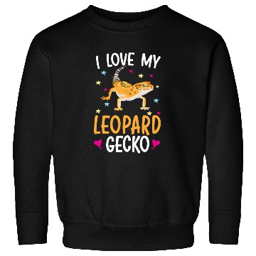 Discover I Love My Leopard Gecko Reptile Leopard Gecko Sweatshirts