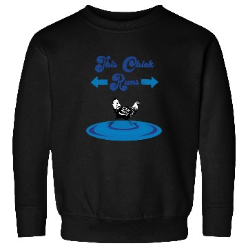 Discover Runs Saying Running Chicken Sweatshirts