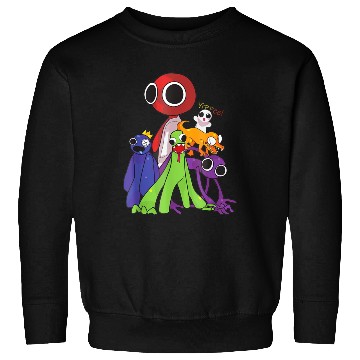 Discover Rainbow Friends blue red orange green Sweatshirts