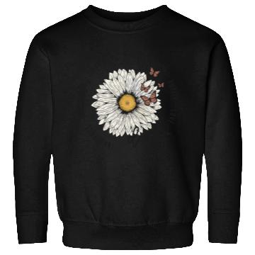 Discover Inspirational Daisy Flower Sweatshirts