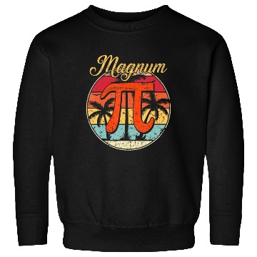 Discover Magnum Pi Math Pi Day Retro Sweatshirts