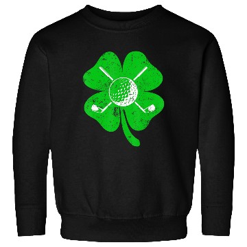 Discover Retro Irish Shamrock Golf Sports Lover St Patrick Sweatshirts