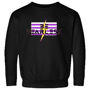Discover Be Fearless Flag w/Bolt (white text) Sweatshirts