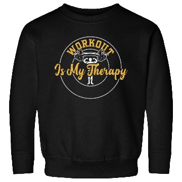 Discover Workout Is My Therapy - Gym Sweatshirts