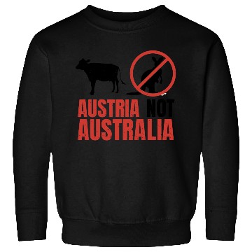 Discover Austria Not Australia Kangaroos Funny Pun Sweatshirts
