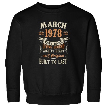 Discover March 1978 Birthday Surprise Sweatshirts