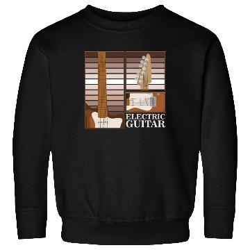 Discover Electric Guitar Player String Instrument Music Sweatshirts