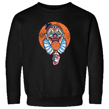 Discover Horror Candy Corn Clown Sweatshirts