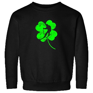 Discover Skiing St. Patrick's day shamrock Sweatshirts