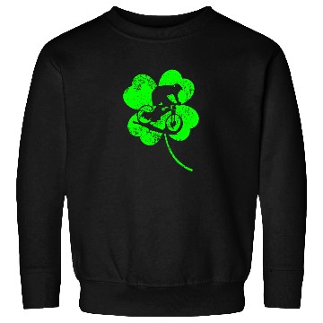 Discover Biking St. Patrick's day shamrock Sweatshirts