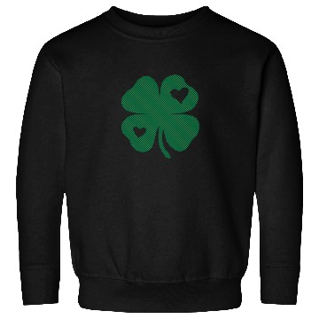 Discover Striped Clover With Hearts St Patricks Day Sweatshirts