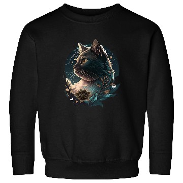 Discover Blue Mega Cat Sweatshirts