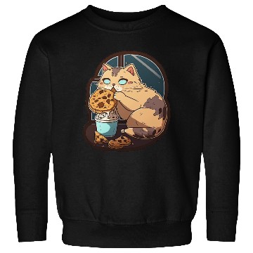 Discover Cat Eats Cookie Sweatshirts