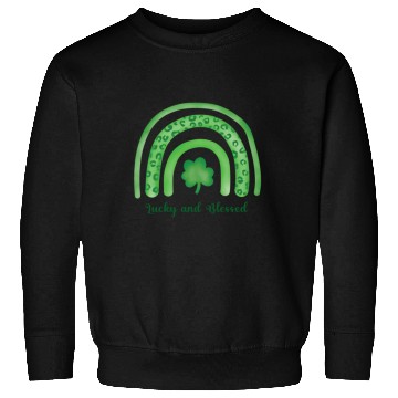 Discover Lucky and Blessed Sweatshirts