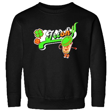 Discover Irish Creamer Coffee Lover Shamrock Clover Leprech Sweatshirts