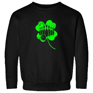 Discover Bowling St. Patrick's day shamrock Sweatshirts