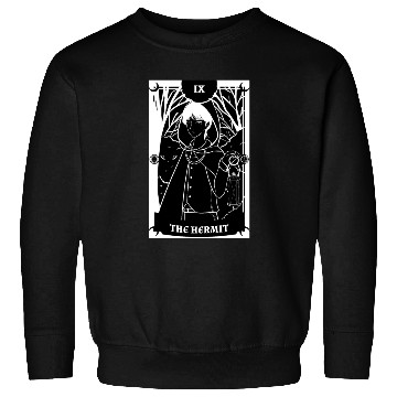 Discover Anime Tarot Card The Hermit Occult Gothic Witch Sweatshirts