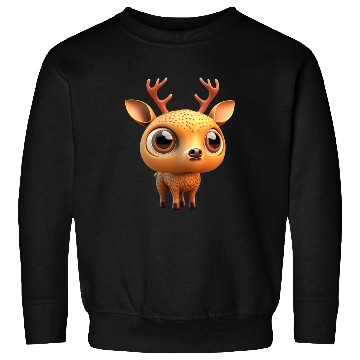 Discover Cute deer cartoon character Sweatshirts