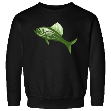 Discover green fish Sweatshirts