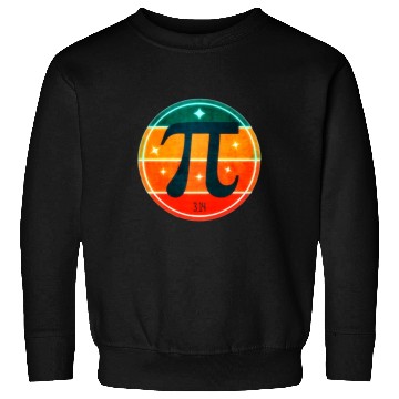 Discover PI Day Retro Sunset Design Sweatshirts