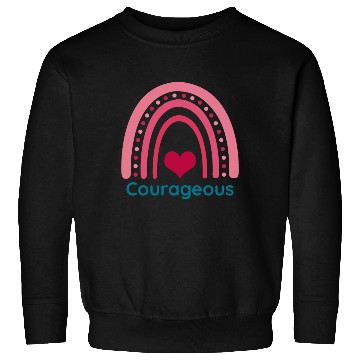 Discover Courageous Viva Magenta Boho Rainbow Sweatshirts