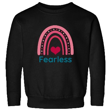 Discover Fearless Viva Magenta Boho Rainbow Sweatshirts