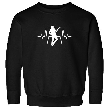 Discover guitar player heartbeat Sweatshirts
