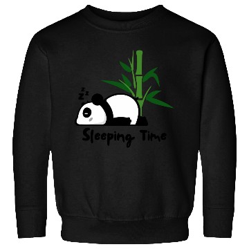 Discover Panda Sleeping Time Sweatshirts