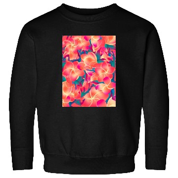 Discover Orange Flowers Neon Sweatshirts
