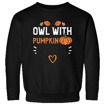 Discover Owl With Pumpkin - Pumpkin Sweatshirts