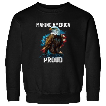 Discover Making America Proud American Bald Eagle Sweatshirts