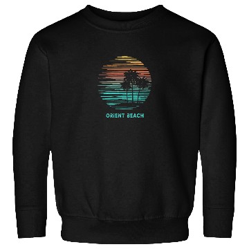 Discover Orient Beach Saint Martin Cool Souvenir Vacation Sweatshirts