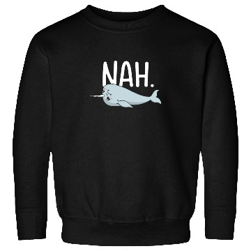 Discover Procrastinating Narwhal Lover Aquatic Animals Sweatshirts
