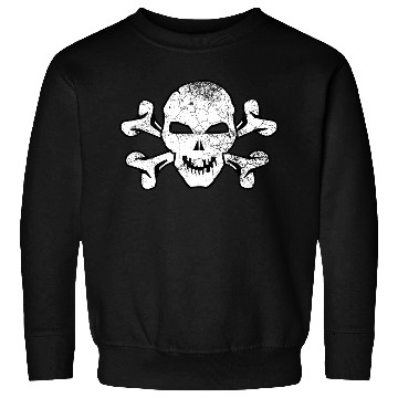 Discover Cracked Skull And Crossbones Sweatshirts