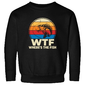 Discover WTF wheres the fish Sweatshirts