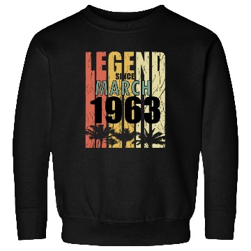 Discover 60th birthday man original March born 1963 Sweatshirts