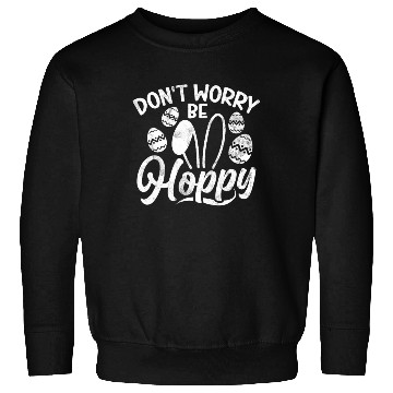 Discover Happy Easter Motif Easter Eggs Funny Easter Bunny Sweatshirts