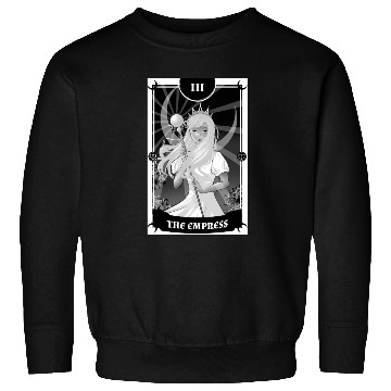Discover Anime Tarot Card The Empress Gothic Sweatshirts