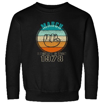 Discover 1978 Im März Vintage Sweatshirts
