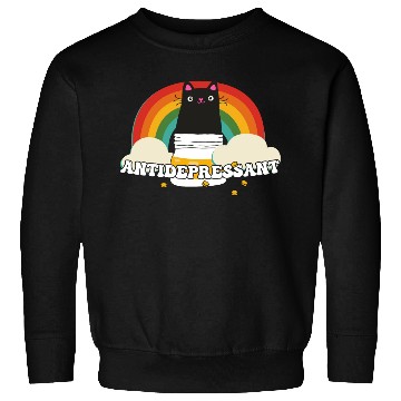 Discover Cat Kitten Antidepressant Rainbow Peace Kindness Sweatshirts