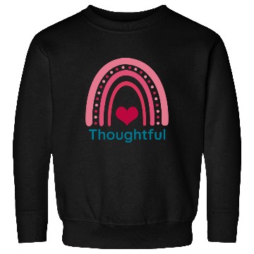Discover Thoughtful Viva Magenta Boho Rainbow Sweatshirts