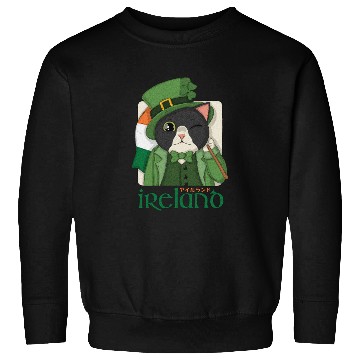 Discover Ireland Tuxedo Cat Sweatshirts