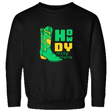 Discover Howdy Lucky Charm St Patrick Day Apparel Sweatshirts