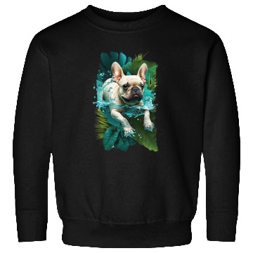 Discover French Bulldog on Vacation Mode Sweatshirts