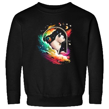 Discover Space Cat on Galaxy Cat Lover Sweatshirts