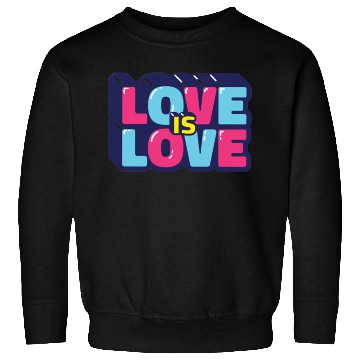 Discover Love is love retro Sweatshirts