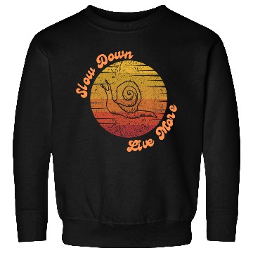 Discover funny Slow Down Live More design deflation lag Sweatshirts