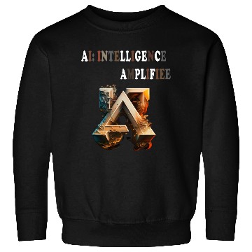 Discover AI: Intelligence Amplified Sweatshirts